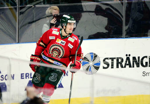 Frölundas Erik Gustafsson jublar