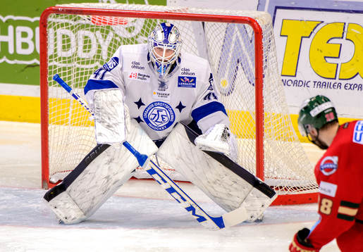 Leksands målvakt Joel Gistedt