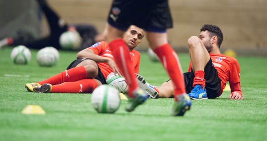 Helsingborgs Walid Atta och Imad Khalili
