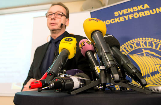 Pär Mårts, förbundskapten Sverige presenterar