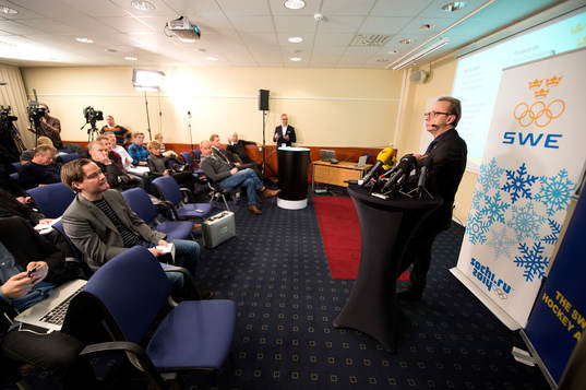 Pär Mårts, förbundskapten Sverige presenterar