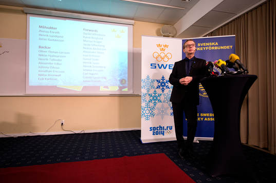 Pär Mårts, förbundskapten Sverige presenterar
