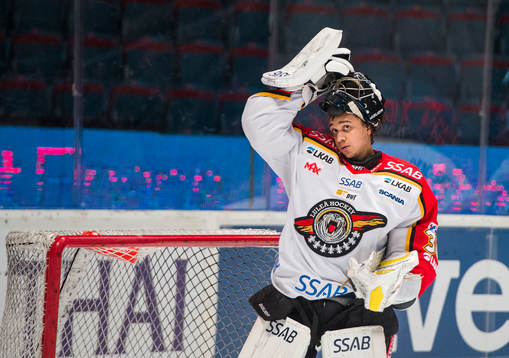 Luleås målvakt Mark Owya