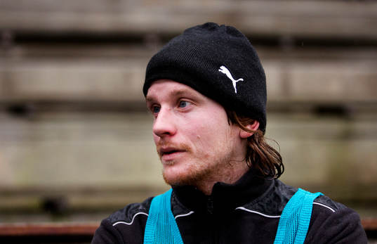 Malmö FFs Erik Friberg när Malmö FF tränar sin första