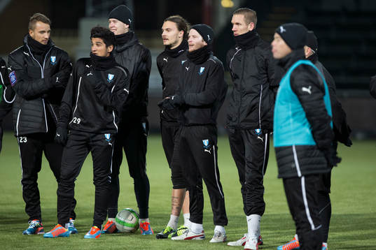 Några av Malmös spelare