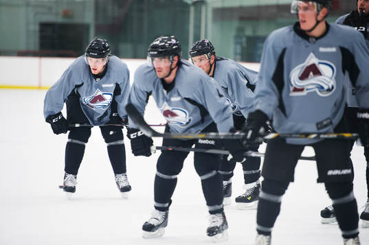 Bläddra bland fler bilder av Ishockey, NHL, träning, Colorado Avalanche