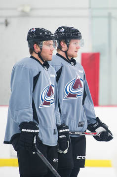 Paul Stastny och Gabriel Landeskog