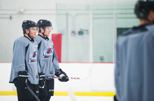 Paul Stastny och Gabriel Landeskog