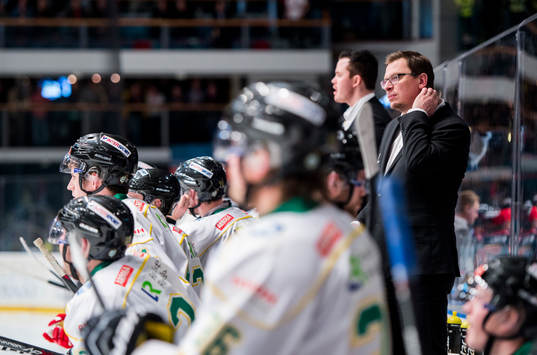 Björklövens tränare Jens Öhman