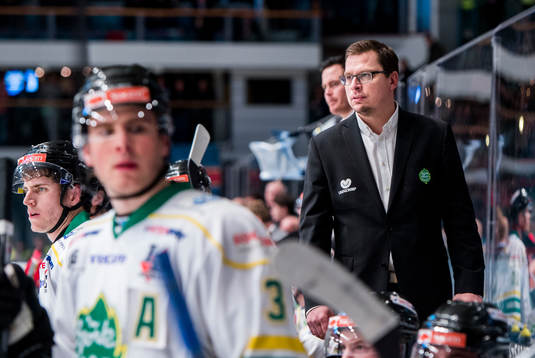 Björklövens tränare Jens Öhman