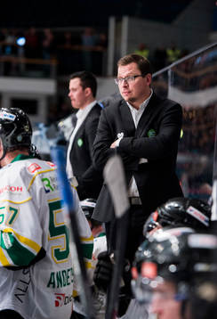 Björklövens tränare Jens Öhman