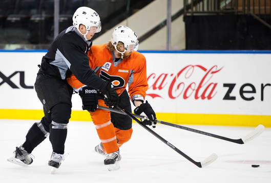 Erik Gustafsson och Jakub Voracek