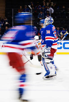 New Yorks målvakt Henrik Lundqvist