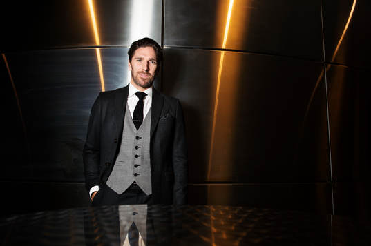 Ishockeyspelaren Henrik Lundqvist, som spelar i New York