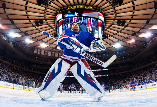 New Yorks målvakt Henrik Lundqvist