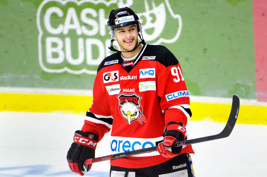 Malmö Redhawks Björn Svensson ler