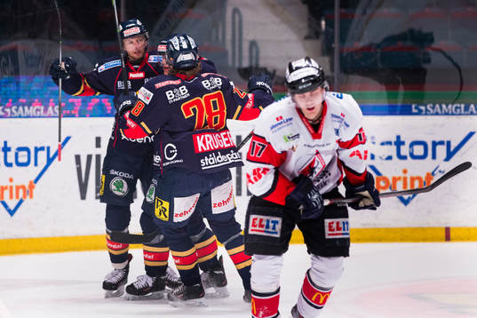 Djurgårdens Michael Holmqvist jublar