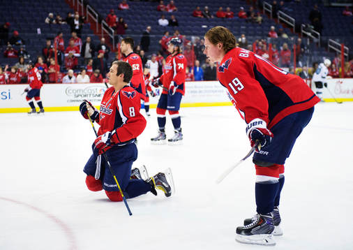 Washingtons Alexander Ovechkin och Nicklas Bäckström