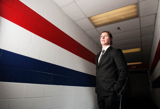 Ishockeyspelaren Nicklas Bäckström, som spelar i