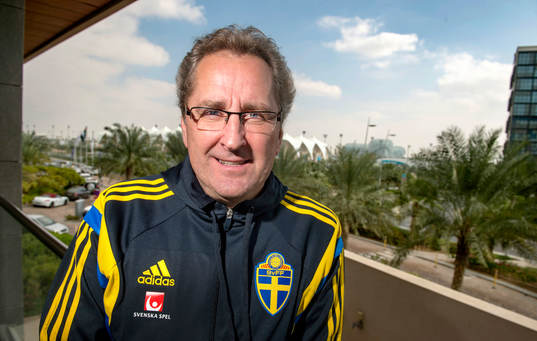 Sveriges förbundskapten Erik Hamrén