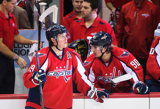 Washingtons Nicklas Bäckström och Marcus Johansson