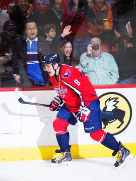 Washingtons Alexander Ovechkin jublar