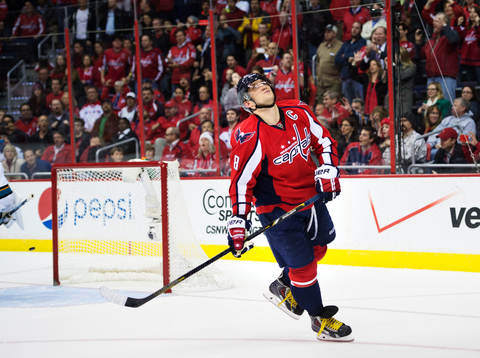 Washingtons Alexander Ovechkin deppar