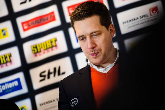 Växjös tränare Sam Hallam