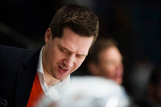 Växjös tränare Sam Hallam