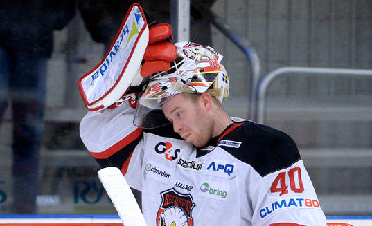 Malmö Redhawks målvakt Pontus Sjögren
