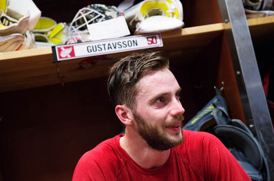 Målvakten Jonas Gustavsson