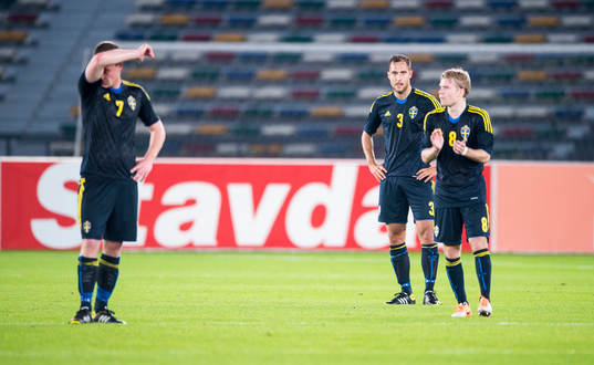 Sveriges Jakob Johansson, Niklas Backman och Oscar Lewicki