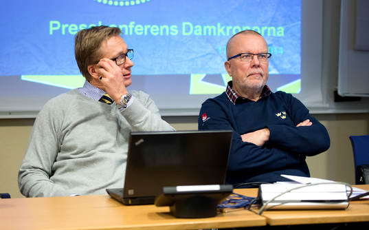 Tommy Boustedt och Leif Boork presenterar Damkronornas
