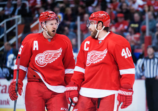 Detroits Niklas Kronwall och Henrik Zetterberg
