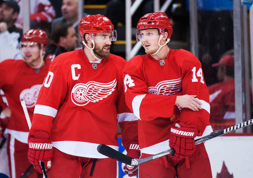 Detroits Henrik Zetterberg och Gustav Nyquist