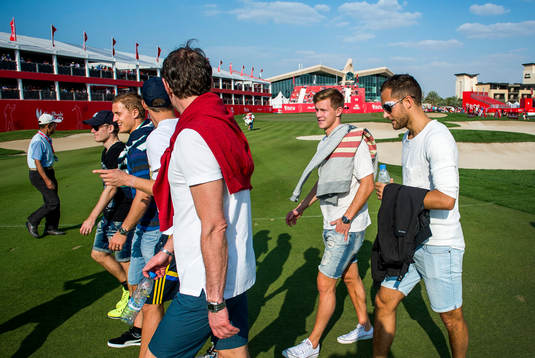 Sveriges gör ett besök på Abu Dhabi Golf Club European