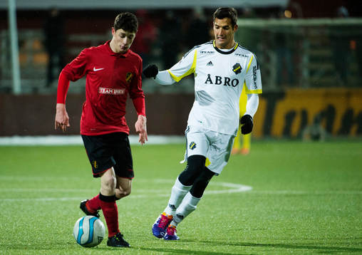 AIKs Celso Borges jagar bollen