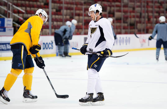 Patrik Berglund och Magnus Pääjärvi