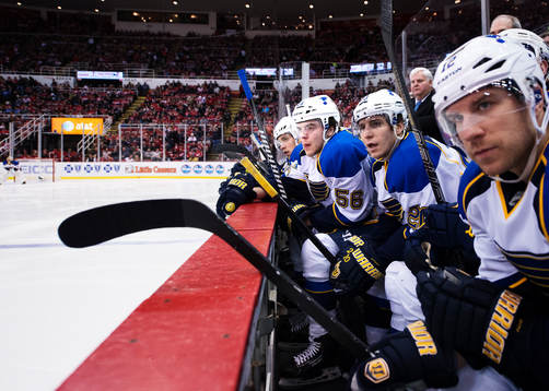 St Louis Magnus Pääjärvi och Alexander Steen