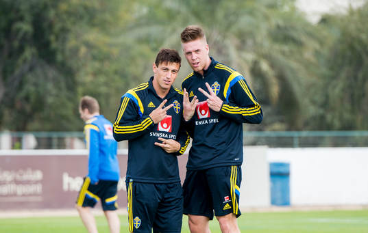 Erton Fejzullahu och Pontus Jansson