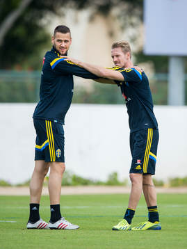 Alexander Milosevic och Christian Wilhelmsson