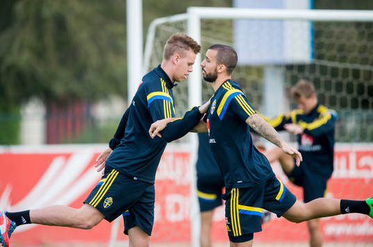Bläddra bland fler bilder av Fotboll, Sverige A, Januariturné