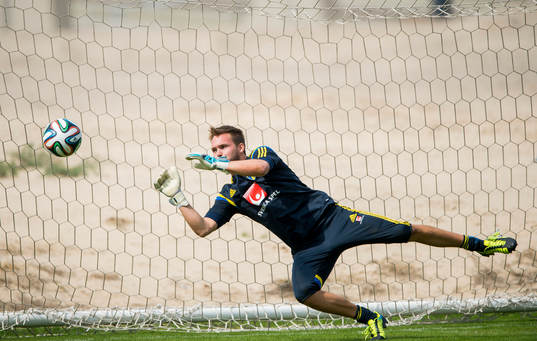 Målvakt Oscar Jansson