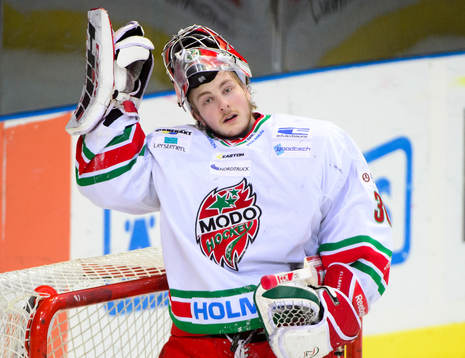Modos målvakt Linus Ullmark