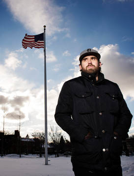 Ishockeyspelaren Henrik Zetterberg, som spelar i NHL-laget