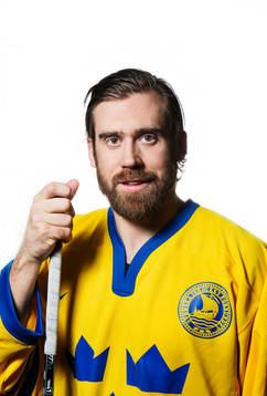 Ishockeyspelaren Henrik Zetterberg, som spelar för