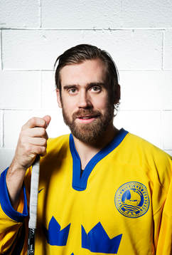 Ishockeyspelaren Henrik Zetterberg, som spelar för