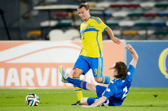 Sveriges Niklas Hult och Islands Barki Mar Savarsson