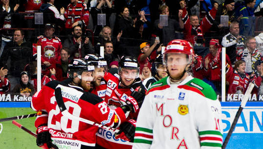 Malmö Redhawks Magnus Häggström jublar