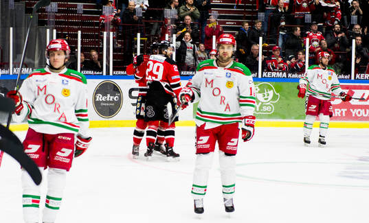 Malmö Redhawks Magnus Häggström jublar